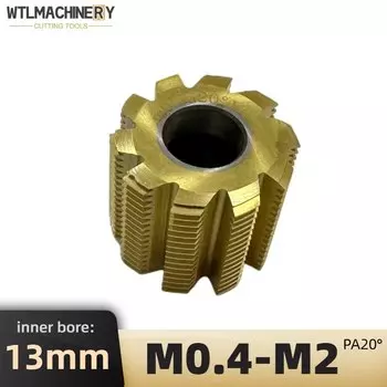 HSS6542 зубчатая варочная панель с желтым Оловянным покрытием, хобзирочные резаки PA20 градусов с внутренним отверстием 13 мм