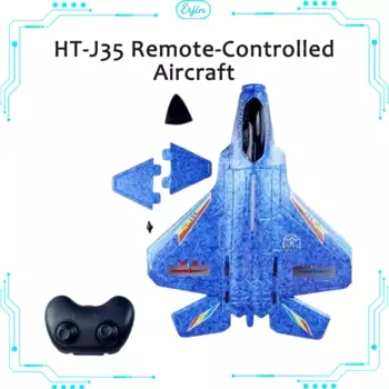 Ht-j35 самолет с дистанционным управлением, электрический, для начинающих, детская игрушка, камуфляж, модель самолета с дистанционным управлением, скольжение с фиксированным крылом