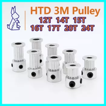 Шкив ГРМ HTD 3M 12/14/15/16/17/20/24 зуба