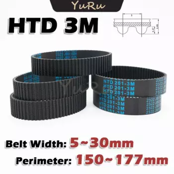 Резиновый приводной ремень HTD 3M