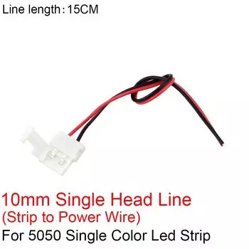 HTHwish разъемы для светодиодной ленты 220В 2контакта 8мм 10мм 20шт
