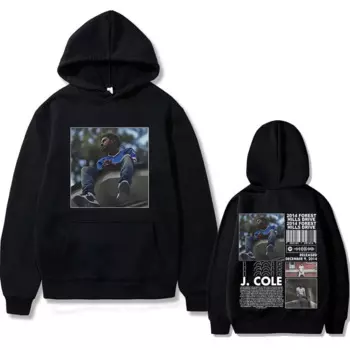 Худи J Cole 2014 с принтом "Forest Hills Drive", Мужская Уличная одежда в стиле хип-хоп, раппер, флисовая толстовка унисекс, мужские повседневные толстовки большого размера