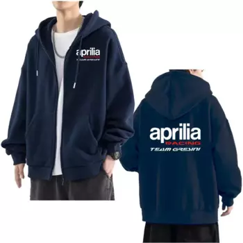 Худи мужское однотонное на молнии с длинным рукавом, в стиле хип-хоп