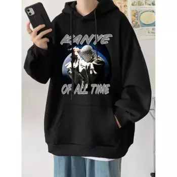 Худи мужское в стиле хип-хоп, с капюшоном