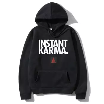 Худи мужское в стиле хип-хоп, с принтом