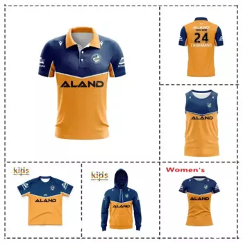 Худи на заказ 2024 Parramatta Eels Heritage, Детская футболка для регби, женская, мужская, размер: Искусственная кожа (принт с номером имени на заказ)