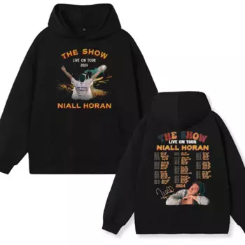 Худи Niall Horan The Show Live on Tour с принтом для мужчин и женщин, модные Флисовые Толстовки на осень и зиму, уличная одежда оверсайз, 2024