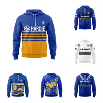Худи Parramatta EELS NRL team 1986 Ретро традиционная копия мужской Джерси (имя и номер на заказ)