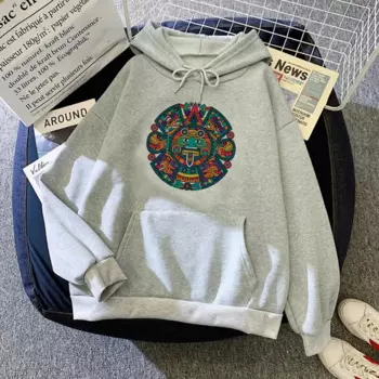 Худи женское в винтажном стиле с капюшоном y2k