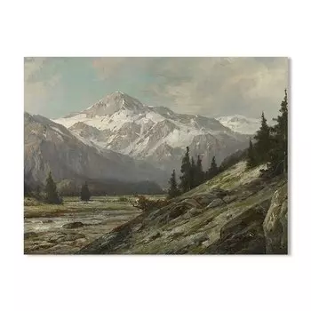 Художественная печать Yoolife "Горный лес"