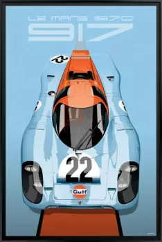 Художественный холст Le Mans 24 часа 1971 JKPICTURE