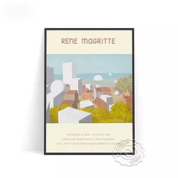 Художественный плакат BJYWDAP Magritte