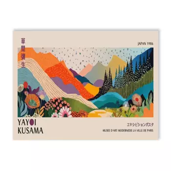 Художественный постер DHROOM Абстрактный цветок