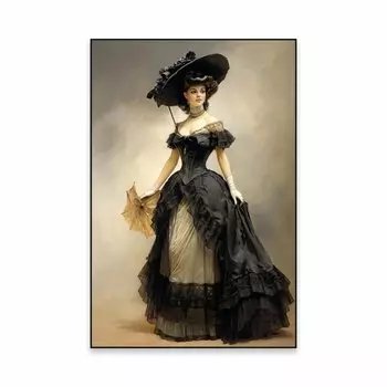 Художественный постер MINISO Классическая женщина