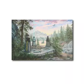 Художественный принт Mundus Stone Skyrim на холсте