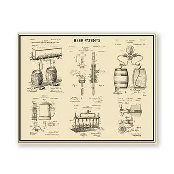 Художественный принт Yoolife "Пиво"