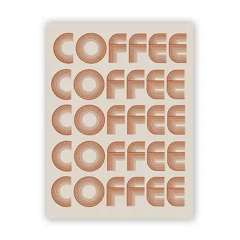 Художественныйprint Duknow Style Coffee Guide