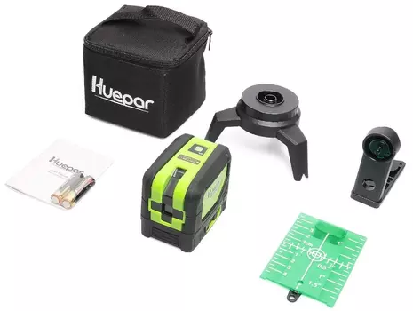 Huepar 3-точечный зеленый лазерный уровень 9300G