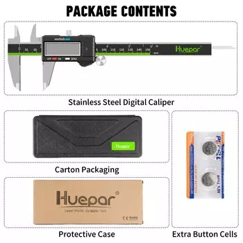 Цифровой штангенциркуль Huepar DC15 150 мм