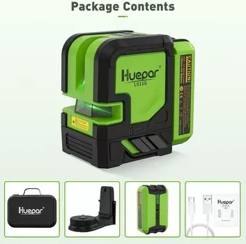 Huepar L011G Зеленый лазерный уровень