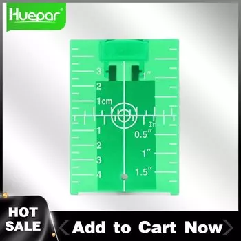 Huepar TP01G Зеленая лазерная целевая пластина