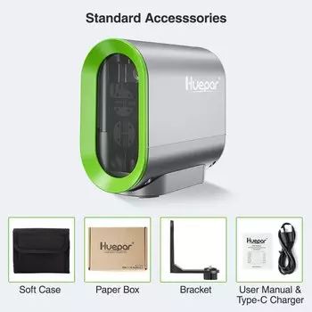 Huepar Y011G Самовыравнивающийся Лазерный Уровень 2 Линии Зеленый