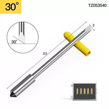 HUHAO 5 шт. лезвие плоттера 30/45/60 градусов CB09 режущие лезвия держатель лезвия для винилового плоттера режущий нож