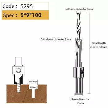 HUHAO Сверла для зенковки 10 мм HSS
