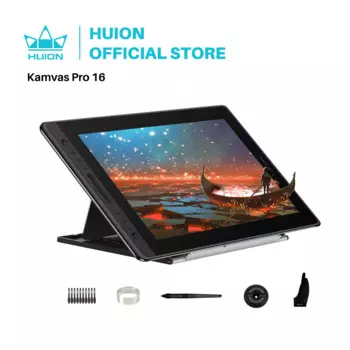 Графический планшет Huion Kamvas Pro 16, 15,6 дюйма, 120% sRGB