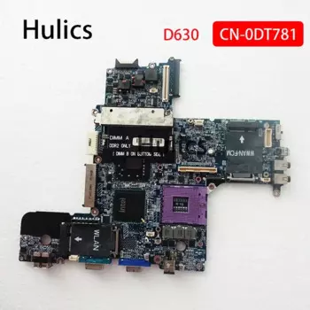 Hulics использовала материнскую плату для ноутбука CN-0DT781 0DT781 DT781 материнская плата для DELL Latitude D630 LA-3301P DDR2 основная плата