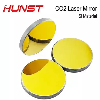 HUNST Co2 Лазерные Si Отражатели Для Гравера В Упаковке, 3 Шт., Кремниевые Плоские Зеркала, Диаметр 20 Мм, 25 Мм, 30 Мм