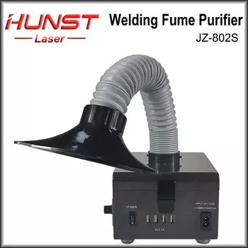 HUNST ZJ-802S Сварочный дымоотделитель, очиститель воздуха и пыли, быстрое зарядное устройство USB, инструмент для ремонта пайки печатных плат промышленного телефона