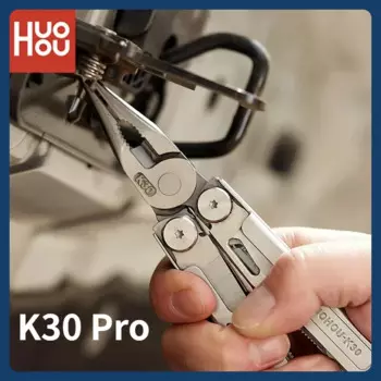 HuoHou K30 Pro 18 в 1, многофункциональный инструмент, складные плоскогубцы, карманные ножницы, пила по дереву, портативное уличное многофункциональное многофункциональное оборудование EDC