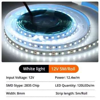 HVIERO светодиодная лента 2835 5 м 6000К