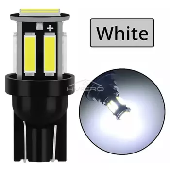 4 шт. T10 COB 10SMD Led 7020 Auto At Night LED 194 168 Wedge Замена лампы приборной панели заднего хода Белые лампы для освещения