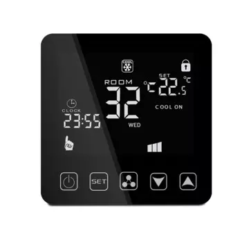 Hy08ac-2-Wifi ЖК-дисплей Hvac Комнатный программируемый цифровой термостат переменного тока Программируемый термостат