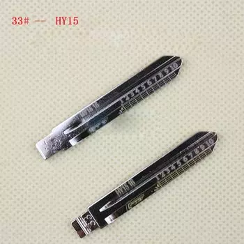 HY15 Y16 гравированная линия ключа лезвия для Hyundai Kia масштаб стрижки зубов резки ключа пустой (No 33 и No 50)