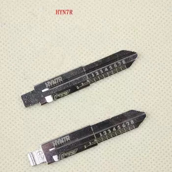 HYN7R гравированная линия ключа лезвия для Hyundai Sonata Kia масштаб ножницы зубы резки ключа пустой (No 29)