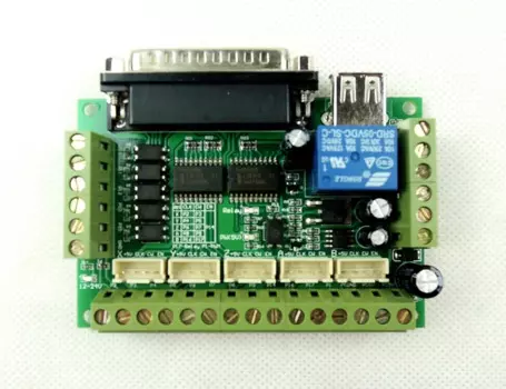 HYONGC 5-осевой адаптер интерфейса Mach3 для шагового двигателя