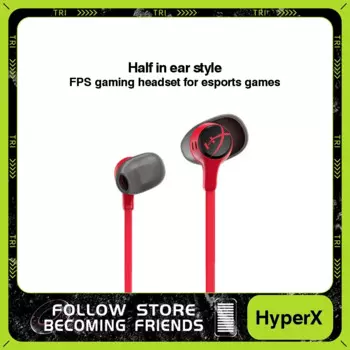 HyperX Cloud Earbuds II 2 Игровые наушники с микрофоном, захватывающие проводные наушники-вкладыши для телефона PS4 PS5 Xbox Series