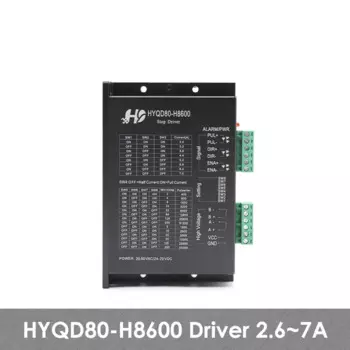 HYQD80-H8600 Драйвер шагового двигателя 2,6-7,0 А 20-50 В переменного тока/24-70 В постоянного тока для двигателя Nema23/34, цифровой шаговый драйвер