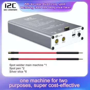 I2C DL-03S все-в-одном, аккумуляторная машина для точечной сварки 5-скоростная Выходная мощность для 18650 литий-никелевого листа, точечного типа