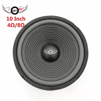 I KEY BUY 10-дюймовая стальная рама, бумажная конусная пена, PA HiFi музыкальный плеер, динамик Hi-End 600 Вт 4 Ом 8 Ом, диаметр 255 мм