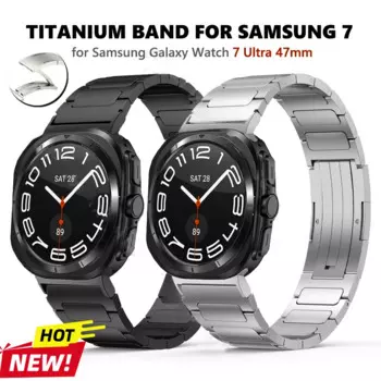 I-образный ремешок из титанового сплава без зазоров для Samsung Galaxy Watch7 Ultra, 47 мм, ремешок для часов SAMSUNG Watch Galaxy 7 ULTRA 47 мм