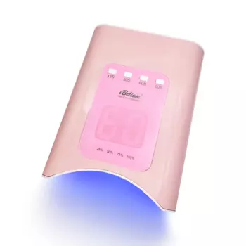 iBelieve High Powder 112 Вт Беспроводная машина для ногтей Розовый Bule Перезаряжаемая новая УФ-светодиодная лампа для ногтей для двух рук