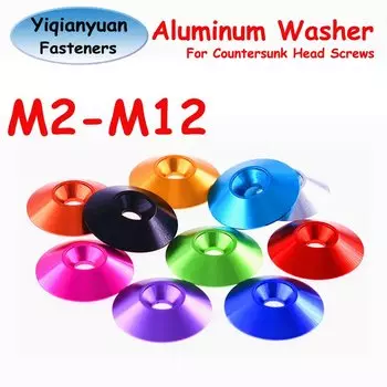 Шайбы из алюминия Yiqianyuan M2-M12