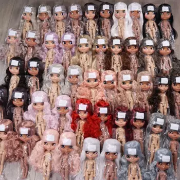 ICY DBS Blyth Doll 19 суставов тела 30 см 1/6 кукла озоновая глянцевая кожа для лица загара темная кожа DIY макияж костюм куклы подарки для девочек
