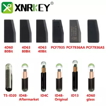 ID4D60 4d60 80bit 40Bit 4D63 T5-ID20 ID48 ID4C ID13 PCF7935 ID44 PCF7936AS ID46 чип для автомобильного ключа с пустым транспондером