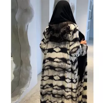 ИД мусульманская абайя для женщин плиссированные печатные Abayas кардиган Jalabiya вечерние платья Дубай Кафтан Vestidos Длинная женская одежда