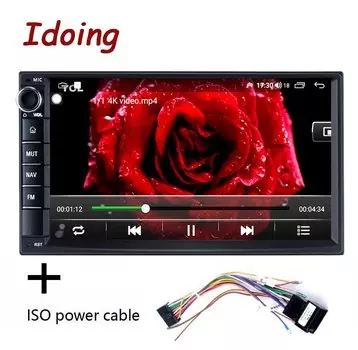 Idoing 2Din 7 "автомобильный медиаплеер Android Авторадио головное устройство для Mazda Almera Toyota Volkswagen Nissan Kia VW Qashqai Juke Peugeot